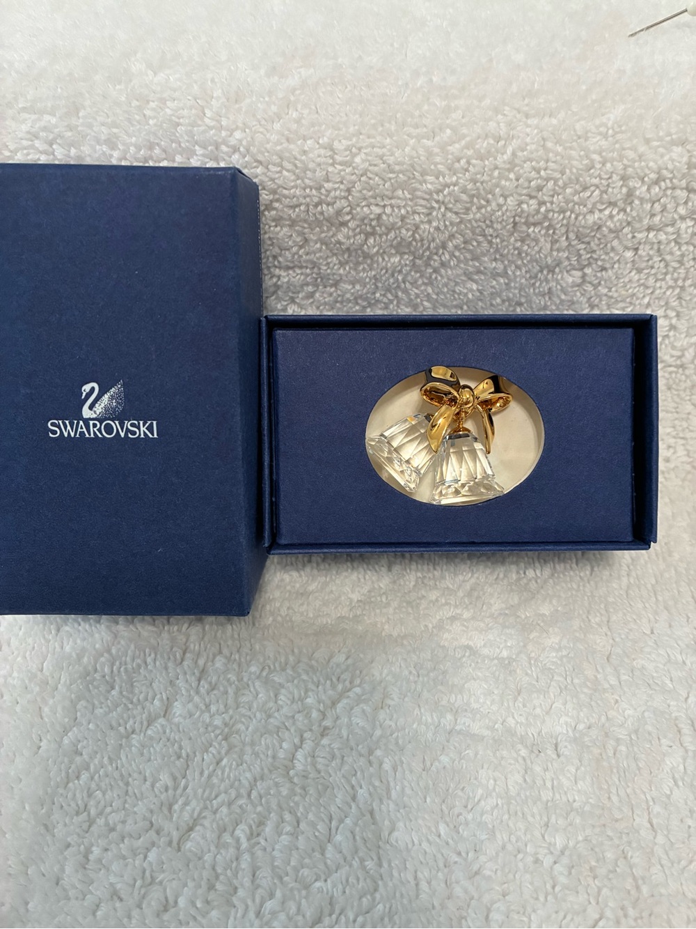 Swarovski Crystal Memories "Bells Gold" Figurine